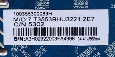 MAIN FUENTE (COMBO) PARA TV ATVIO  (( NUEVA )) / NUMERO DE PARTE CV3553BH-U32 / 100355300089H / 5302 / 7.T3553BHU3221.2E7 / A3H02922003FA4396 / PT320AT01 / PT320AT01_01_U32_8M / MODELO ATV-32  / PARA MAS DETALLES REVISA NUESTRA DESCRIPCIÓN - Imagen 2